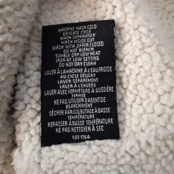 Lady Hathaway Ladies Tan Fleece Lined Full Zip Jacket with Hood - Picture 5 of 8